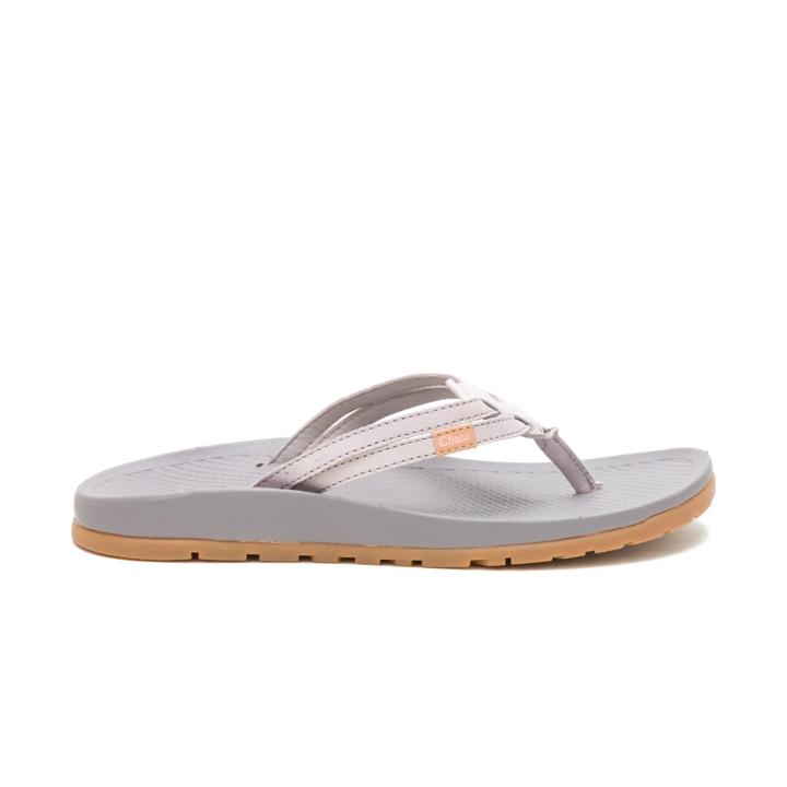 Lowdown Leather Flip Flop, Windswept, dynamic