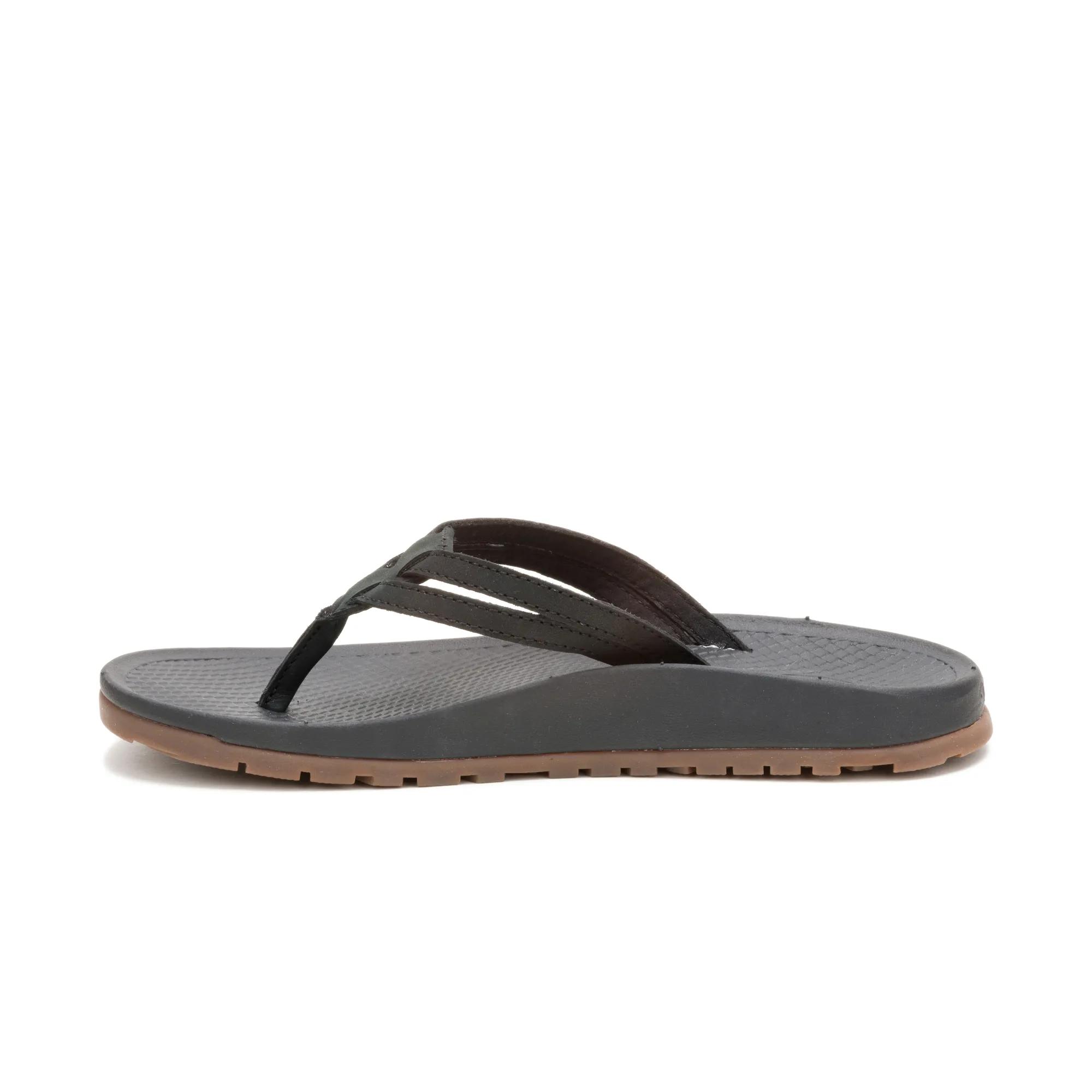 Lowdown Leather Flip Flop, Black, dynamic 6