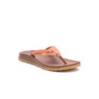 Lowdown Leather Flip Flop, Burnt Chestnut, dynamic 2