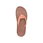 Lowdown Leather Flip Flop, Burnt Chestnut, dynamic 3