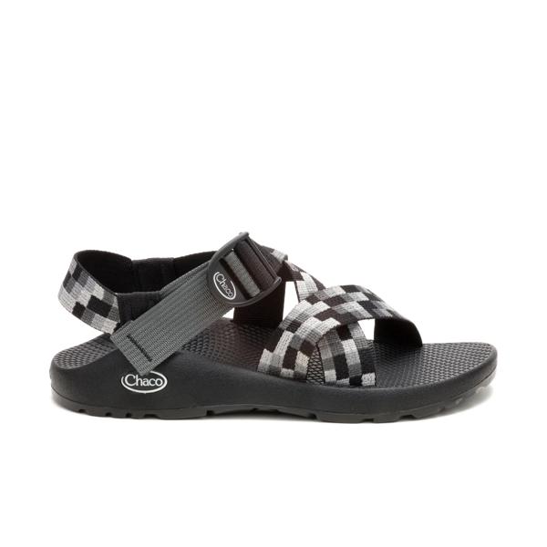 Mega Z/1 Wide-Strap Classic Sandal, Pixel B + W, dynamic
