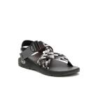 Mega Z/1 Wide-Strap Classic Sandal, Pixel B + W, dynamic 3