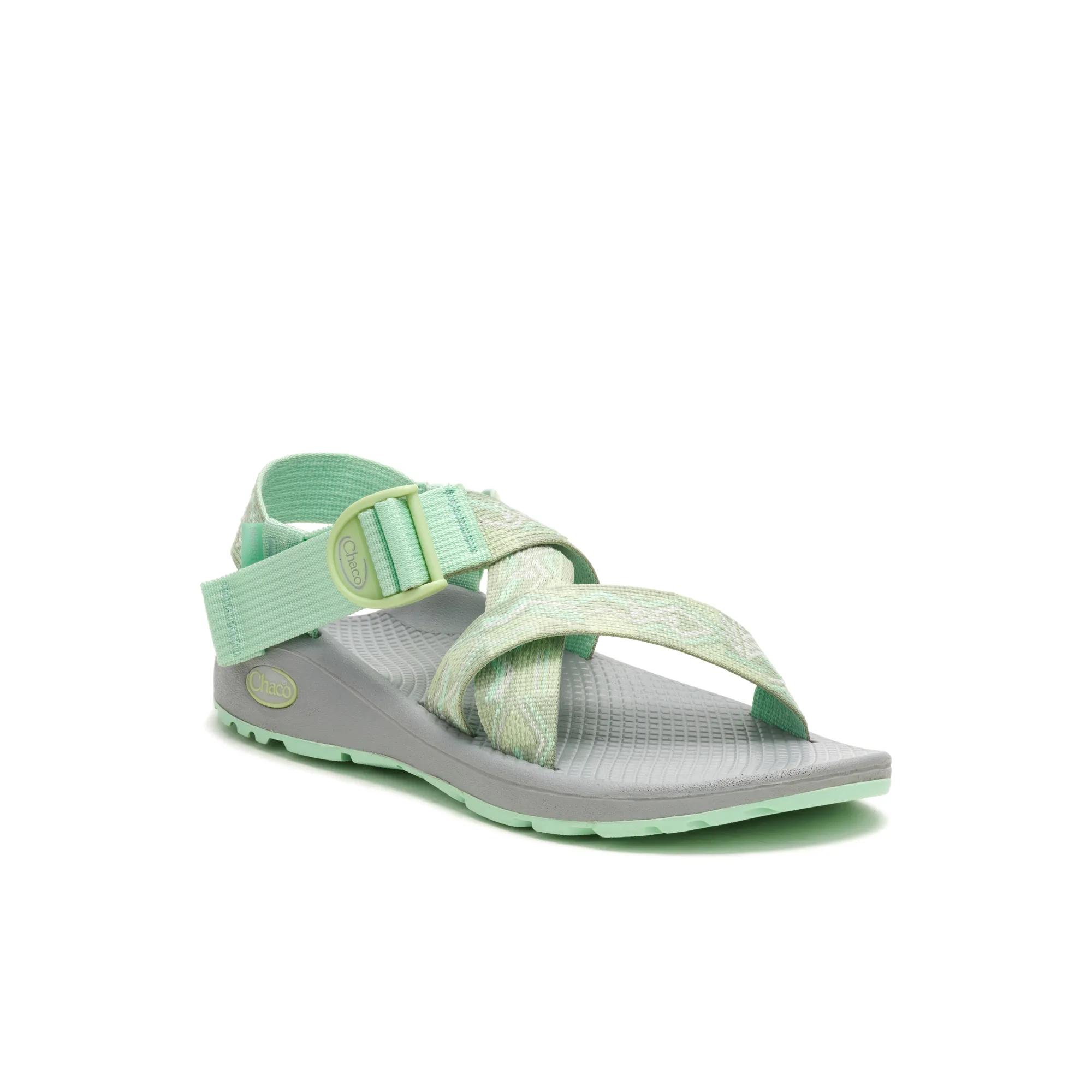 Mega Z/Cloud Wide-Strap Cushioned Sandal, Paddle Celadon, dynamic 2