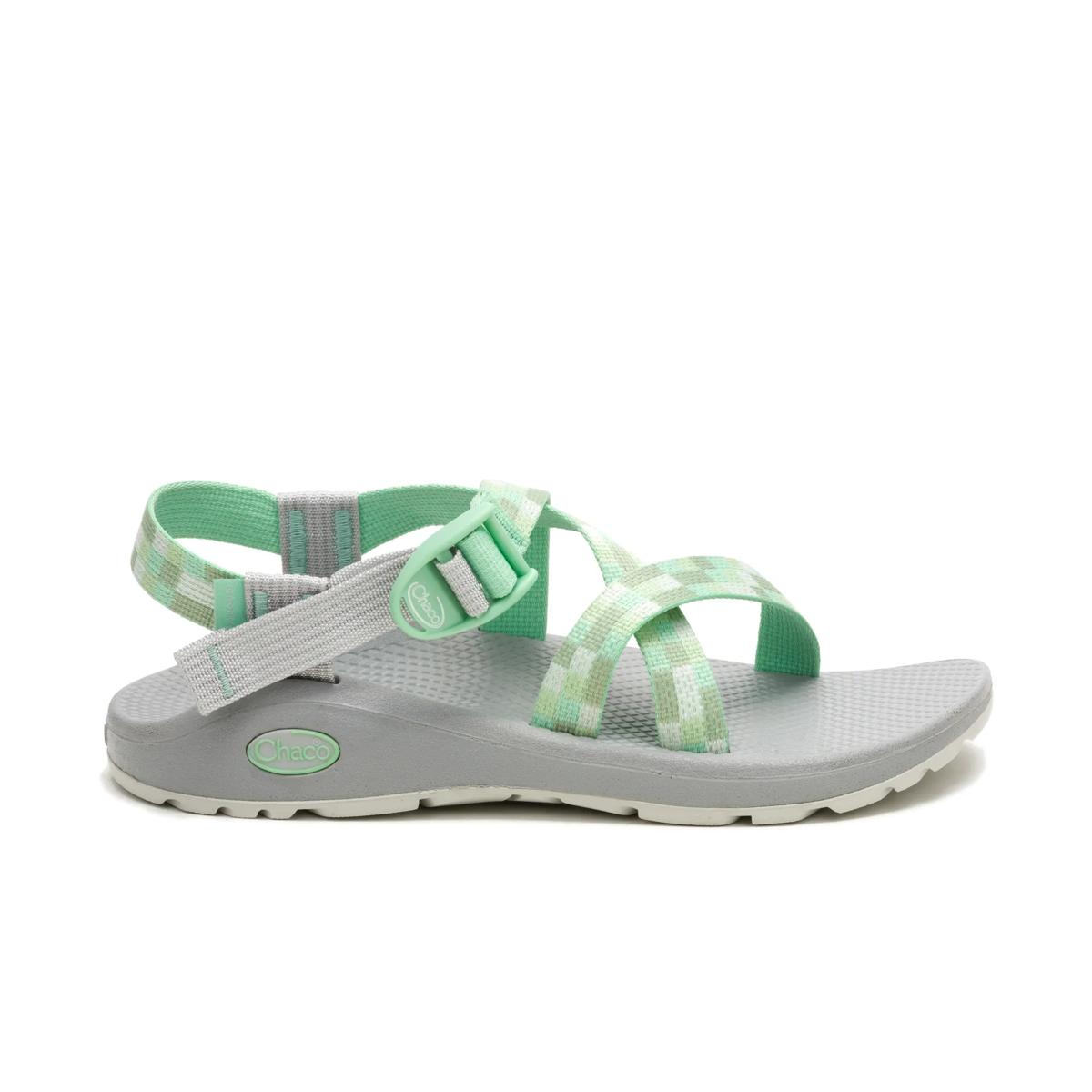 Z/Cloud Adjustable Strap Cushioned Sandal, Pixel Celadon, dynamic 1