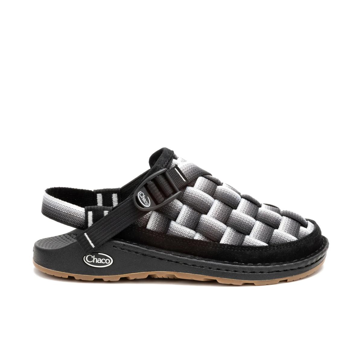 Canyon Woven Clog, Fade Black & White, dynamic 1