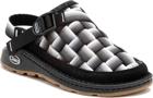 Canyon Woven Clog, Fade Black & White, dynamic 2