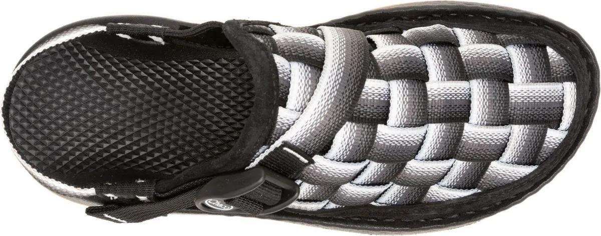 Canyon Woven Clog, Fade Black & White, dynamic 3