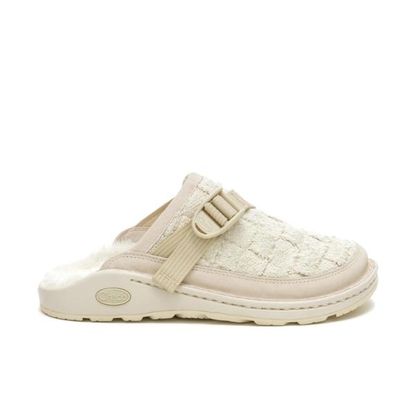 Canyon Woven Clog Fluff, Khaki, dynamic