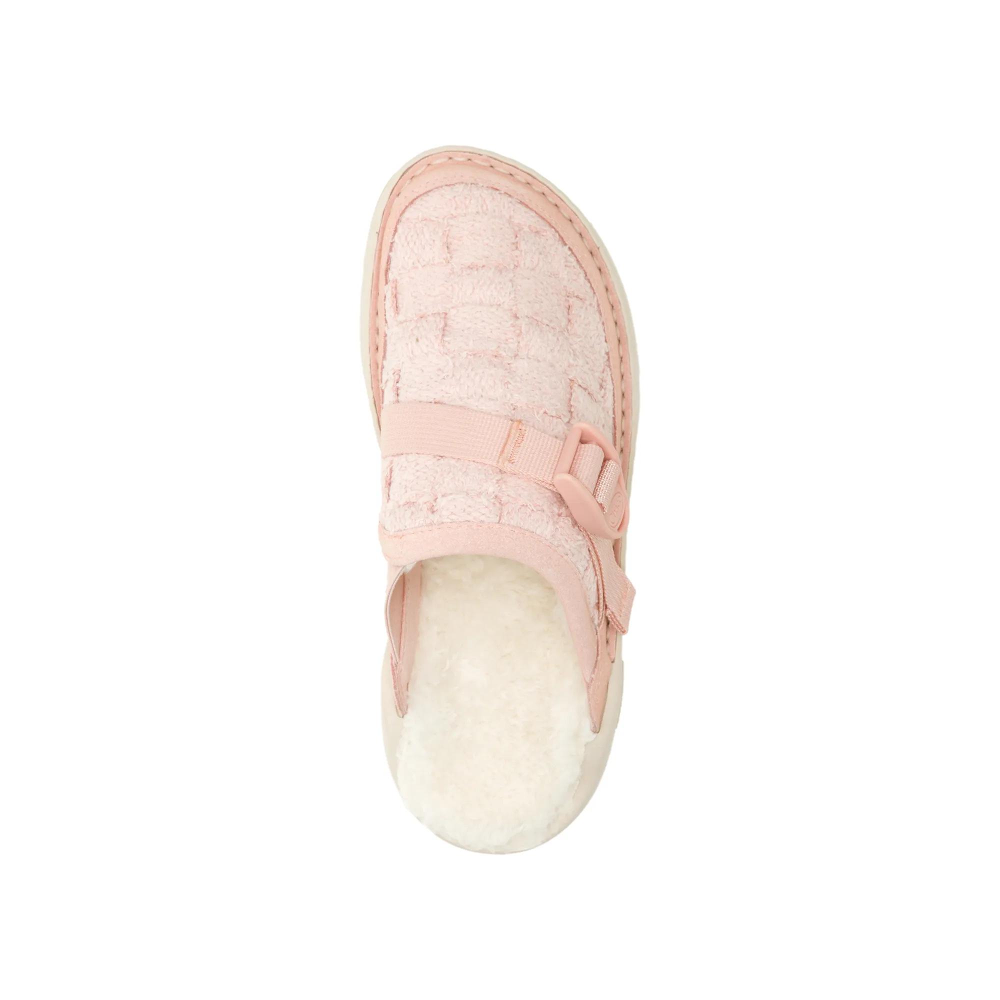 Canyon Woven Clog Fluff, Light Pink, dynamic 3