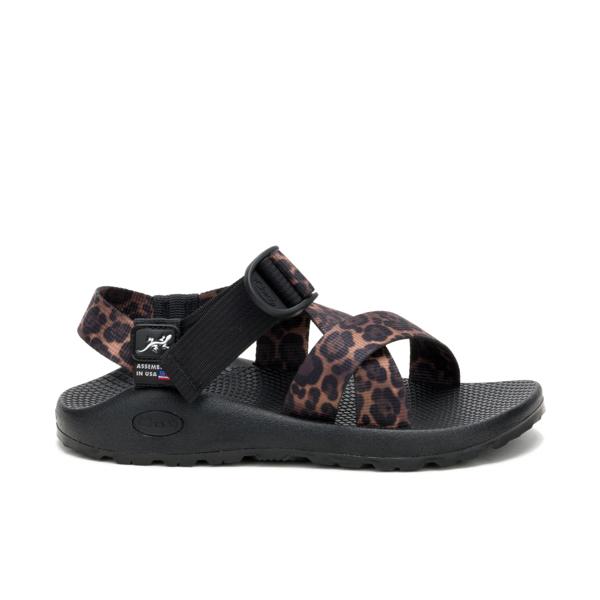 Mega Z/1 Wide-Strap Classic Sandal - Limited Edition, Brown Leopard, dynamic