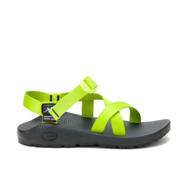 Z/1 Adjustable Strap Classic Sandal, Lime Green, dynamic