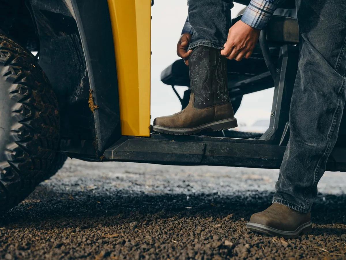 Colorado Frontier Work Boot, Charcoal Grey, dynamic 2