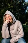 Hoodie, Skelly - String Tan, dynamic 4