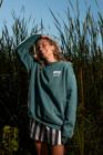 Crewneck Sweatshirt, Float Club - Sagebrush Green, dynamic 2