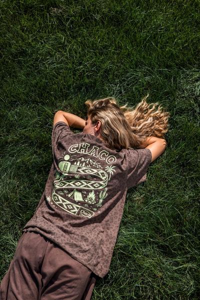Logo Tee, Straps - Vintage Leopard, dynamic