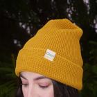 Waffle Beanie, Camel, dynamic 1