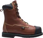 FootRests&reg; Massena High Heat Resistant Metatarsal Guard Composite Toe 10" Work Boot, Brown, dynamic 1