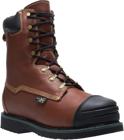 FootRests&reg; Massena High Heat Resistant Metatarsal Guard Composite Toe 10" Work Boot, Brown, dynamic 2