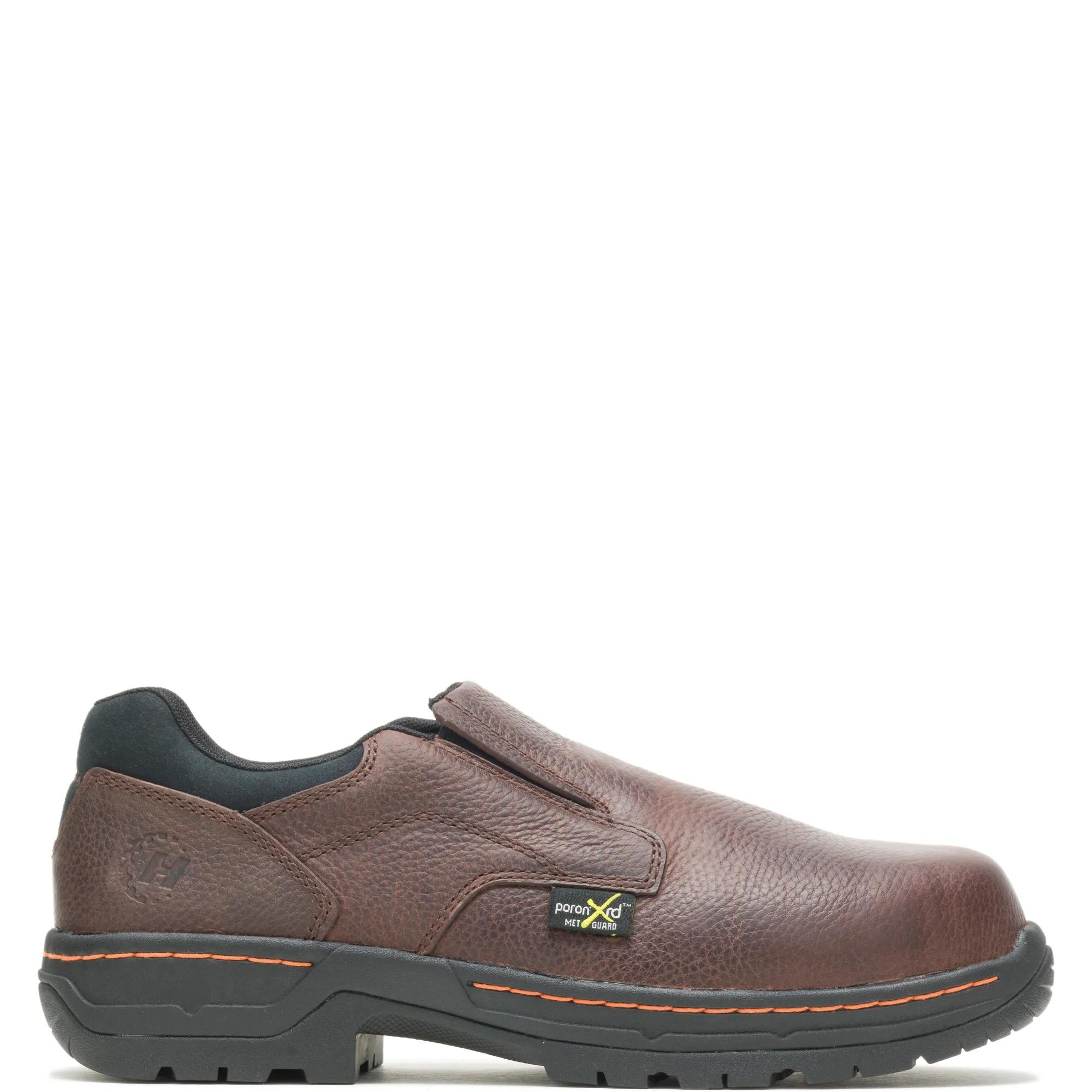 FootRests&reg; XT Metatarsal Guard Nano Toe Slip On, Brown, dynamic 1