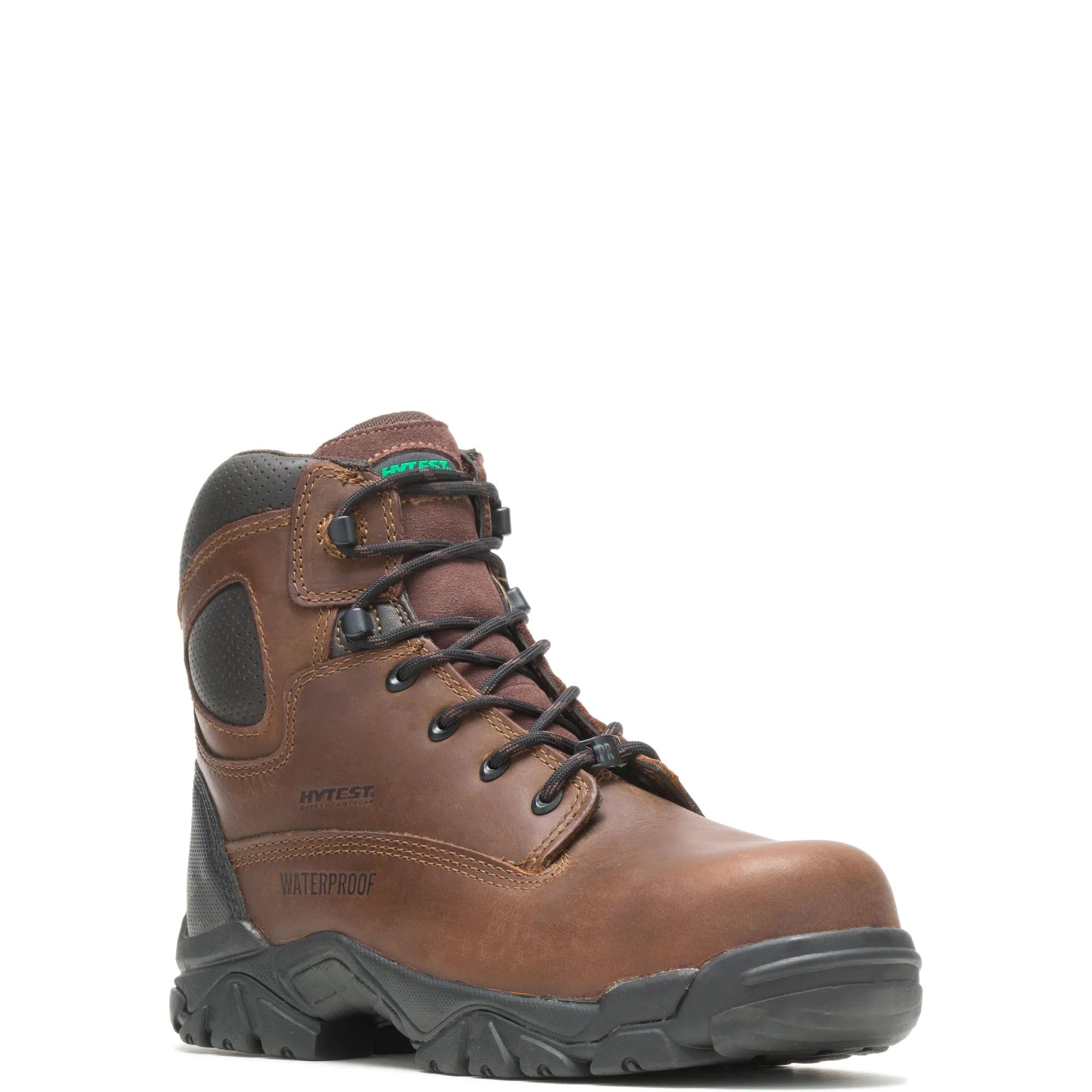 Apex Waterproof Puncture Resistant Composite Toe 6" Work Boot, Brown, dynamic 2