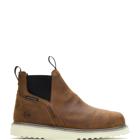 Forgewedge Chelsea Waterproof Steel Toe Electrical Hazard Metguard Work Boot, Sudan Brown, dynamic 1