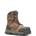 FootRests&reg; High Energy Waterproof Metatarsal Guard Puncture Resistant Composite Toe 8" Work Boot, Brown, dynamic 2