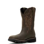 Falcon Waterproof Steel Toe 10" Pull-On Work Boot, Brown, dynamic 4