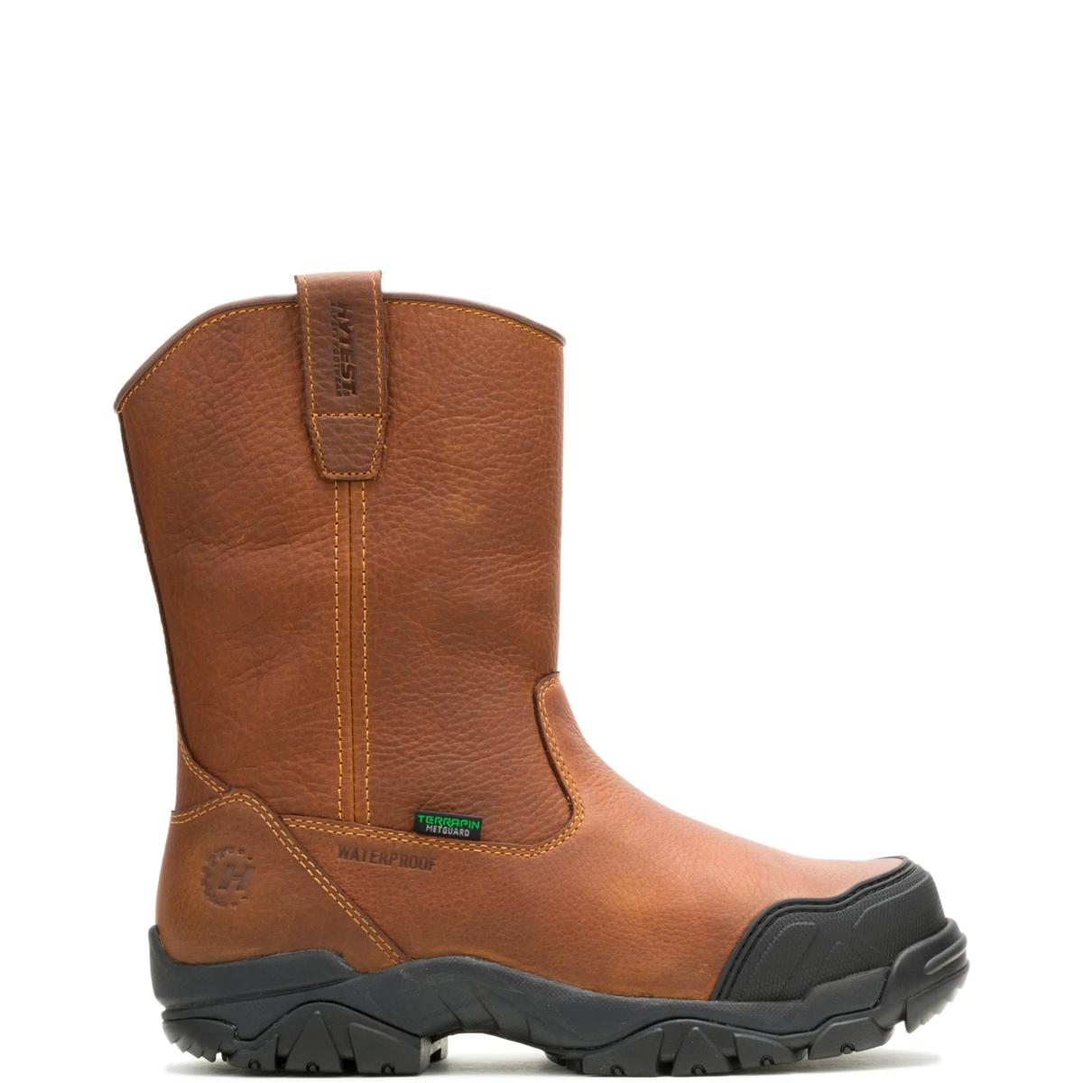 Apex 2 Metatarsal Guard Nano Toe Wellington, Brown, dynamic 1