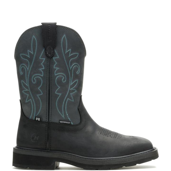 Falcon Steel Toe PR Wellington, Black, dynamic