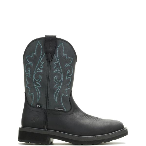 Falcon Steel Toe PR Wellington, Black, dynamic