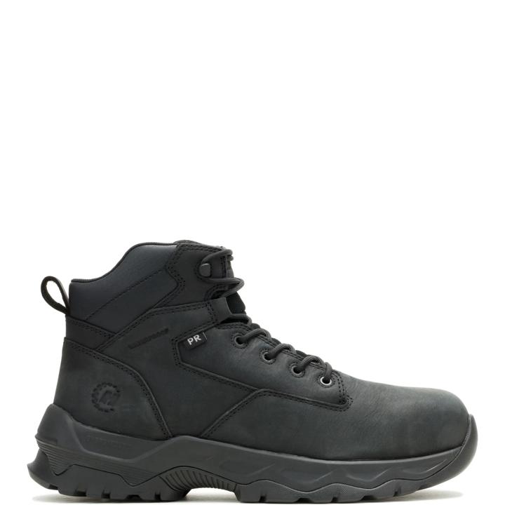Powerhaul Nano Toe 6" PR Work Boot, Black, dynamic