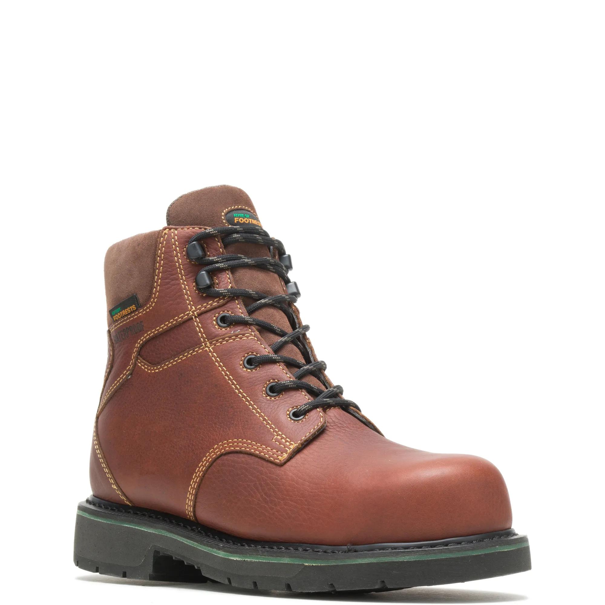 FootRests&reg; Waterproof  Composite Toe 6" Work Boot, Brown, dynamic 2