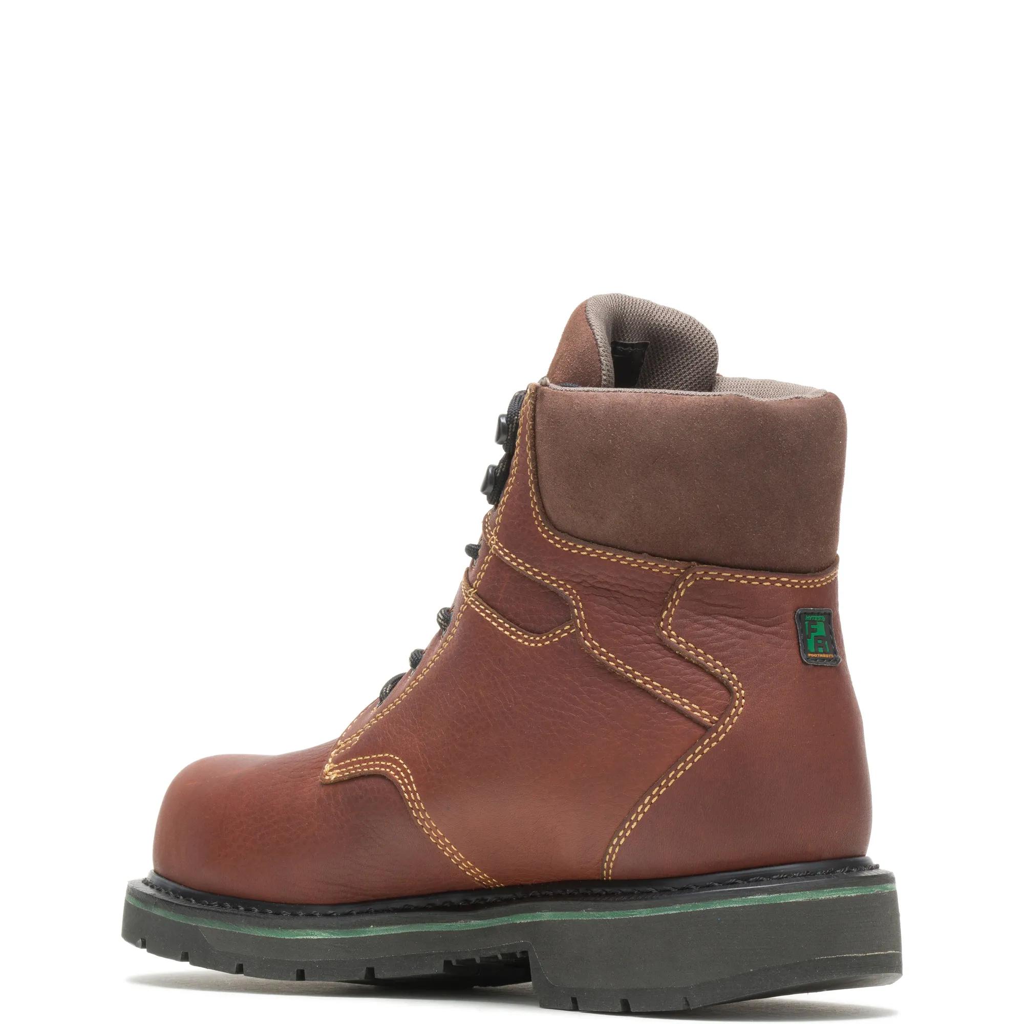 FootRests&reg; Waterproof  Composite Toe 6" Work Boot, Brown, dynamic 4