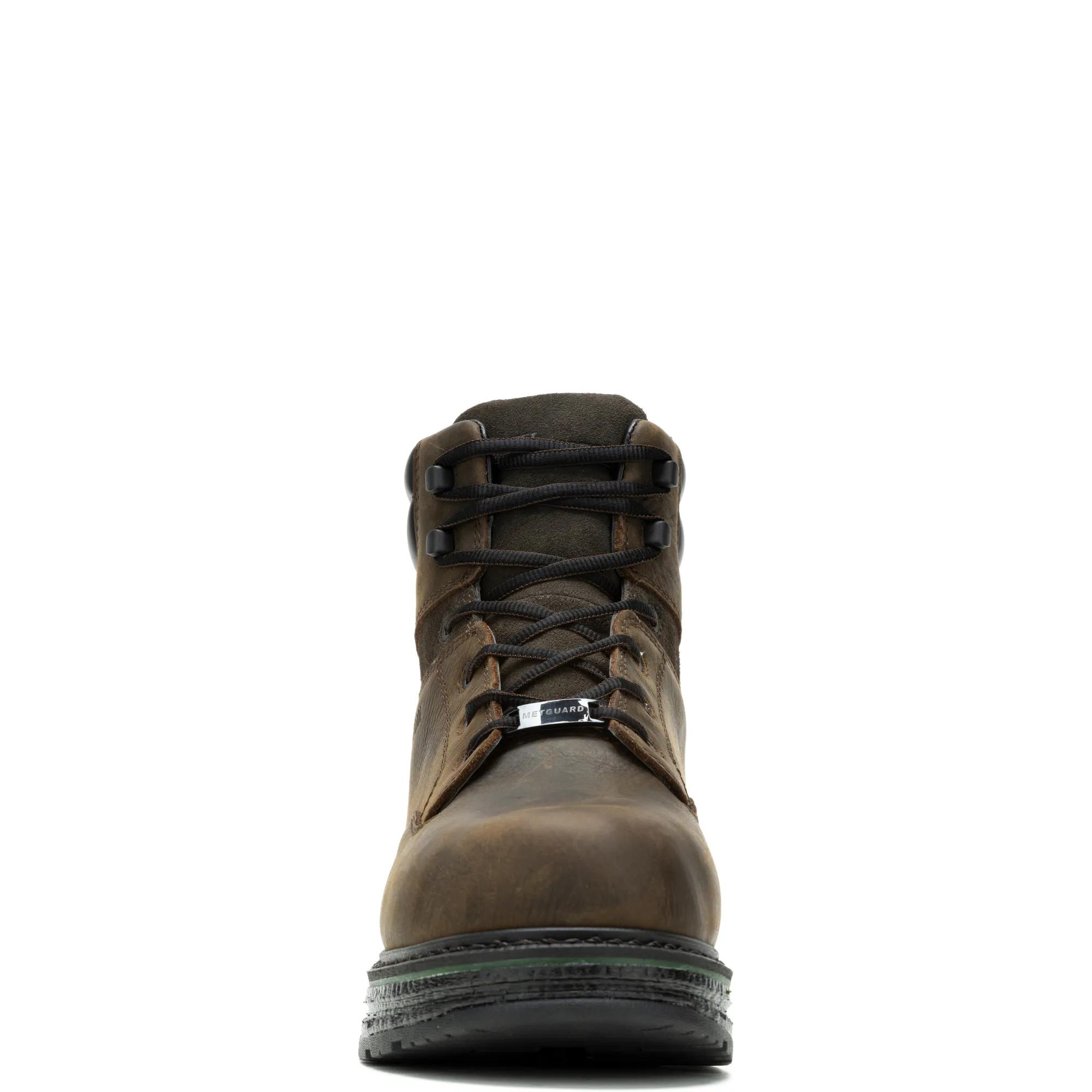 FootRests&reg; Atlas Metatarsal Guard Nano Toe 6" Work Boot, Brown, dynamic 3