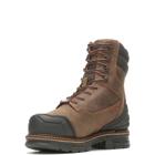 FootRests&reg; Rival Waterproof Insulated Metatarsal Guard Nano Toe 8" Boot, Brown, dynamic 4