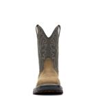 Mesquite Wellington Steel Toe Electrical Hazard Work Boot, Slate, dynamic 3