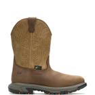 Mesquite Wellington Steel Toe Electrical Hazard Metguard Work Boot, Coyote, dynamic 1