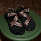 Mega Z/1 Wide-Strap Classic Sandal - Limited Edition, Zebra, dynamic 7