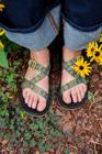 Z/1 Classic Sandal - Limited Edition, Folk Flower Avo, dynamic 6