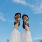 Mega Z/1 Wide-Strap Classic Sandal - Limited Edition, Leopard, dynamic 3