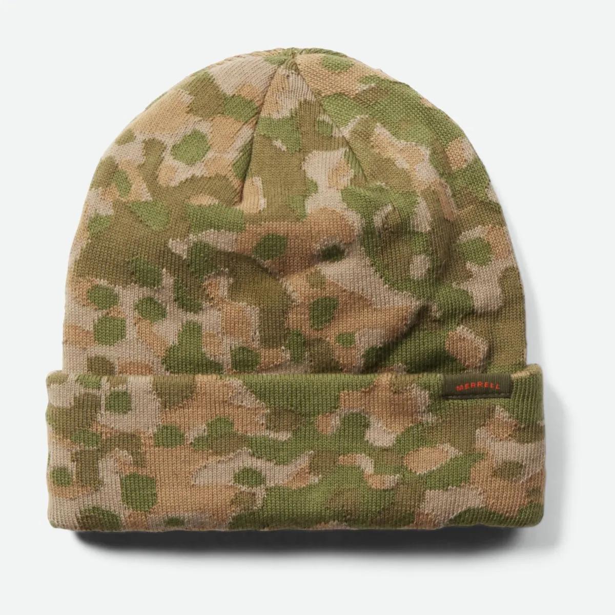 Jacquard Beanie, Olive Camo, dynamic 1