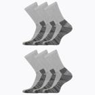 Work Crew Sock 6 Pack, Grey Heather, dynamic 1