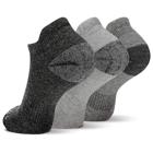 Wool Everyday Tab Sock 3 Pack, Charcoal/Black Assorted, dynamic 2