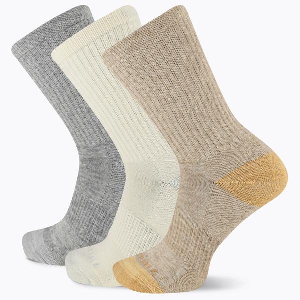 Trekker Wool Crew Sock 3 Pack, Assorted, dynamic