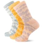 Trekker Wool Crew Sock 3 Pack, Pink Assorted, dynamic 1