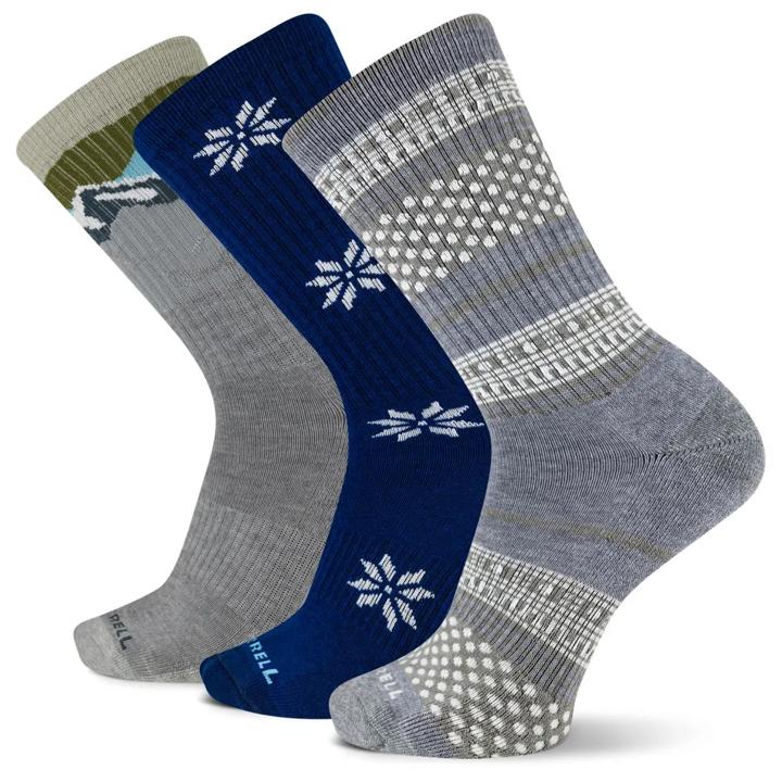 Wool Everyday Crew Sock 3 Pair, Navy Assorted, dynamic
