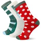 Holiday Crew 3 Pack Sock, Cream Assorted, dynamic 1