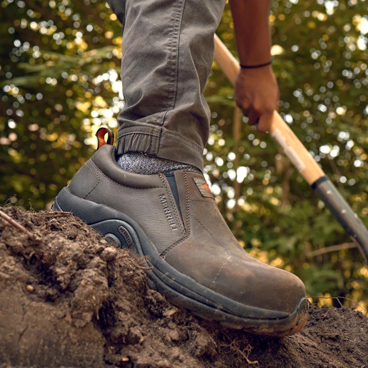 Merrell Men's Jungle Moc Leather Comp Toe Work Shoe BUY ONLINE