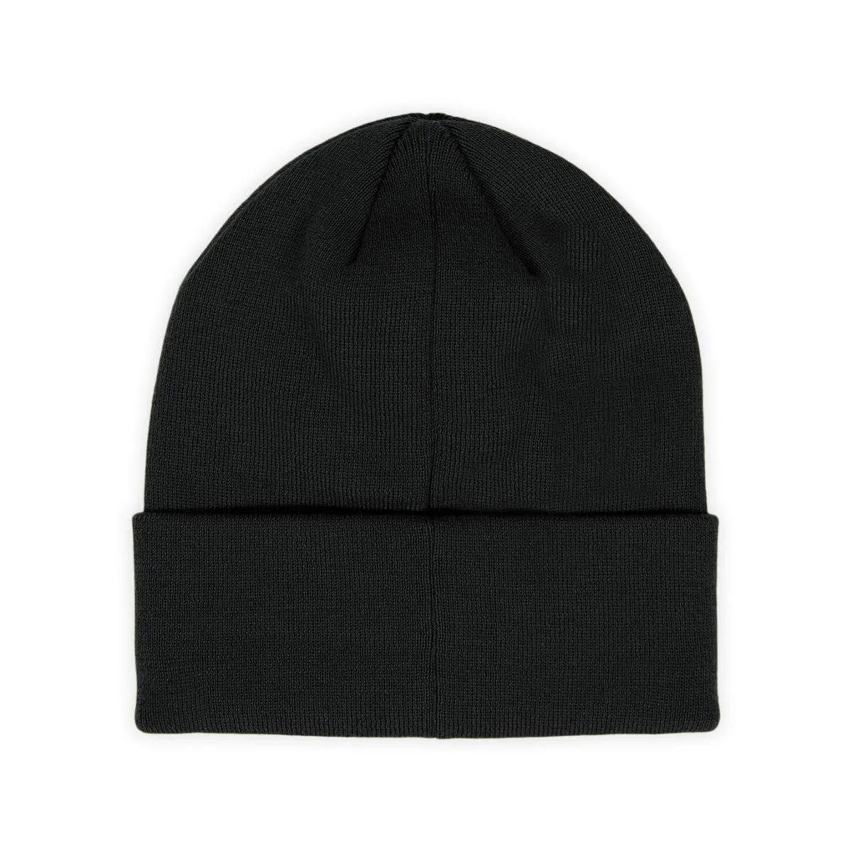 Gannet Hat With Leather Patch, Black, dynamic 2