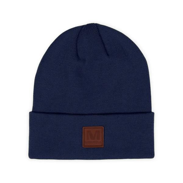 Gannet Hat With Leather Patch, Navy Night, dynamic